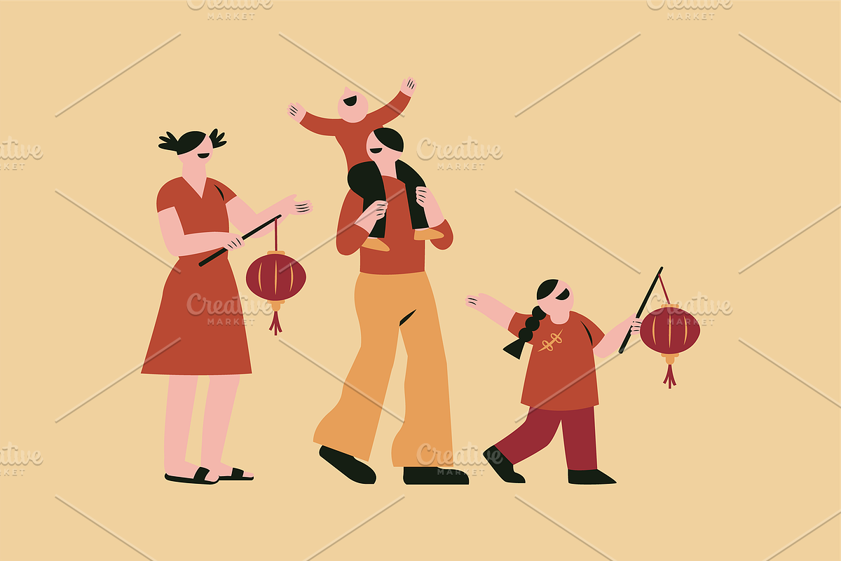 Chinese New Year Illustration, a Seasonal Illustration by Jump Studio (Photo 3 of 10)