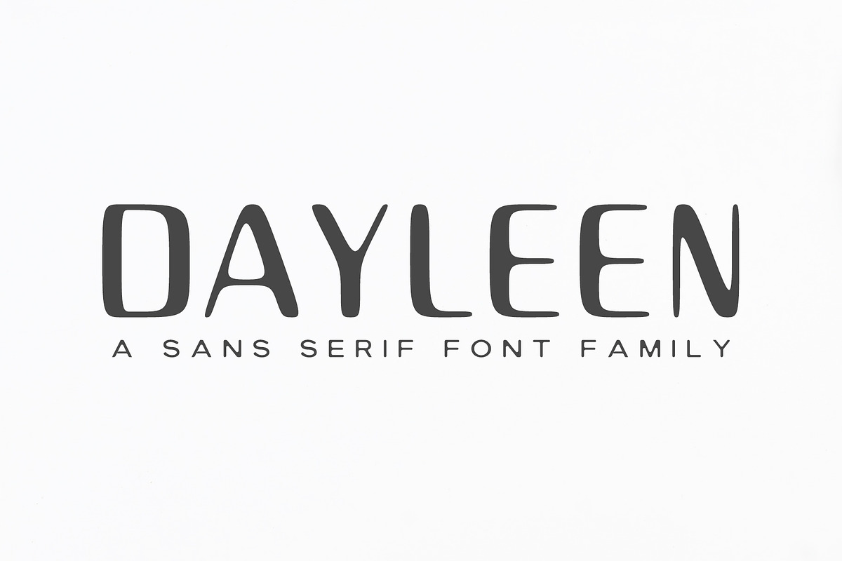 Dayleen Sans Serif Font Family preview 5