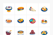 World Classic Food Icon Pack, a Duotone Icon by Prosymbols (Thumbnail 6 of 12)