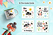 Moo Collection - Clipart & Patterns, an Animal Illustration by Gulnara Sabirova (Thumbnail 6 of 12)