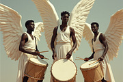 Angels in drums, a Person Photo by PLUM&FIGS (Thumbnail 2 of 2)