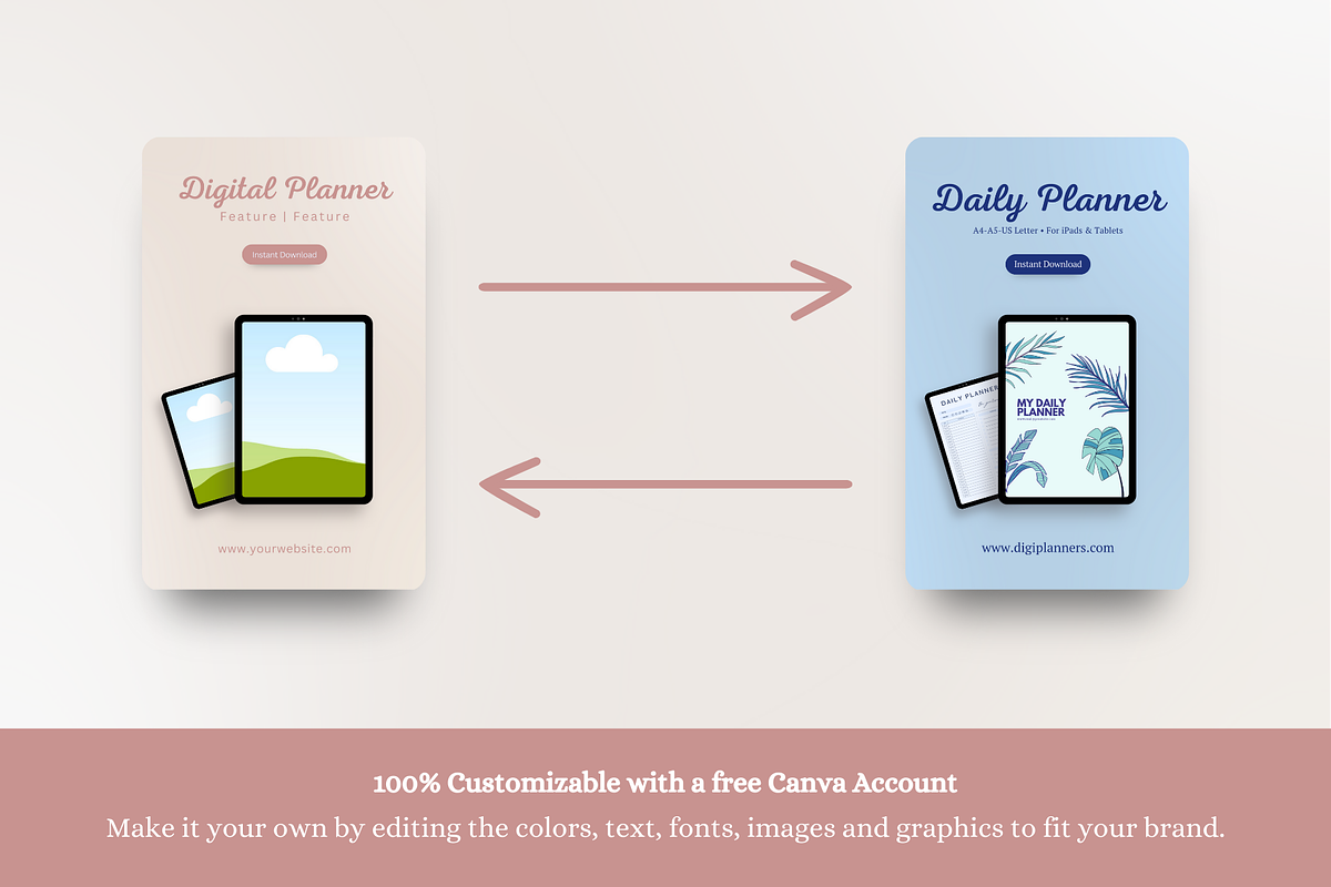 Digital Product Pinterest Templates, a Social Media Template by The Chaos Project (Photo 3 of 10)