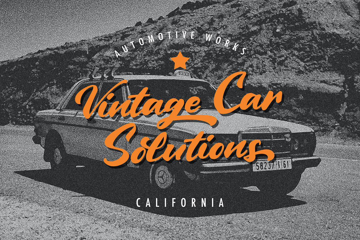 Vintage Style - Bold Script Font, a Script Font by StringLabs (Photo 9 of 15)
