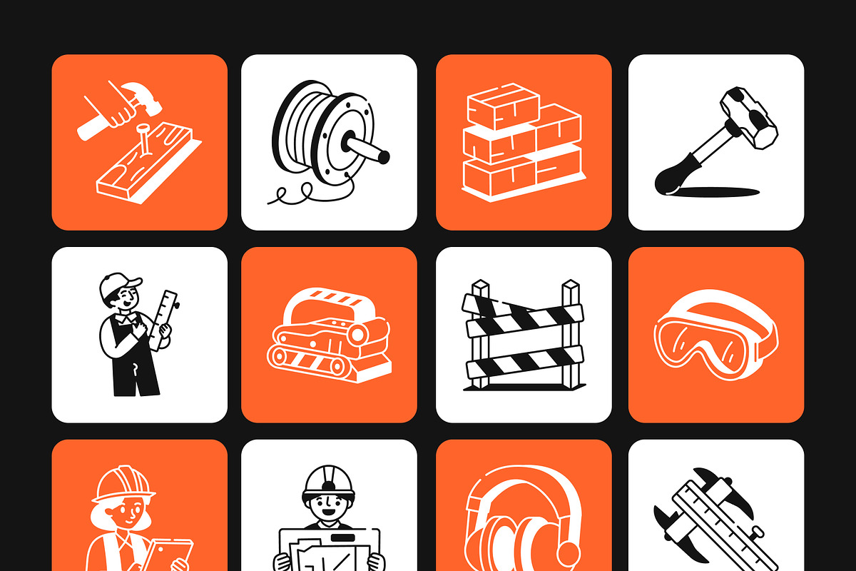 Construction Drawings Illustration, an Object Illustration by Vectors Market (Photo 7 of 8)