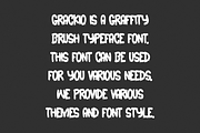 Grackio - Graffiti Font, a Handwritten Font by Iqsiart Studio (Thumbnail 2 of 7)