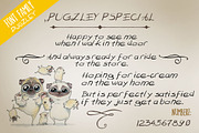 11 Handmade Font Family Pugzley, a Font by the little wonder shop (Thumbnail 11 of 14)