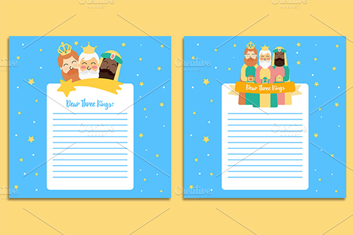 Three Kings Designs Christmas Set, an Illustration by Stockaholic (Photo 5 of 8)