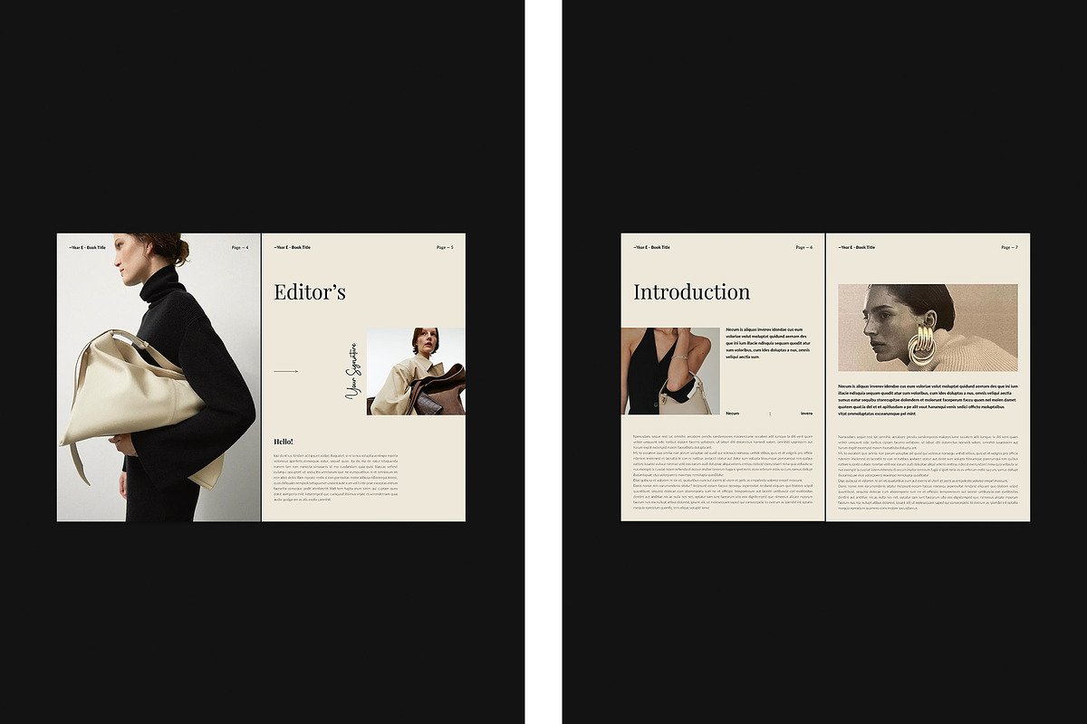 Digital E-Book Design Template, a Magazine Template by TemplateFolio-Shop (Photo 5 of 28)
