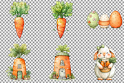 Watercolor Easter Bunny Clipart, an Illustration by Sublimation Artist (Thumbnail 6 of 7)