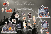 Dark Castle era. Watercolor graphic, an Object Graphic by ma_i_vi (Thumbnail 4 of 10)