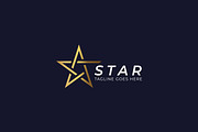 Elegant Gold Star Logo Brand, a Branding & Logo Template by Signatoro (Thumbnail 1 of 3)