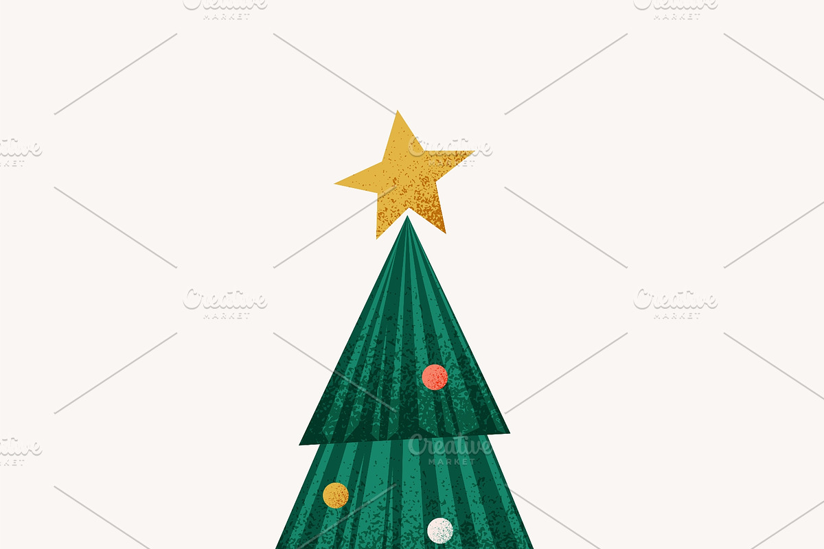Christmas and Xmas tree, fir and, an Object Illustration by Zaie (Photo 3 of 3)