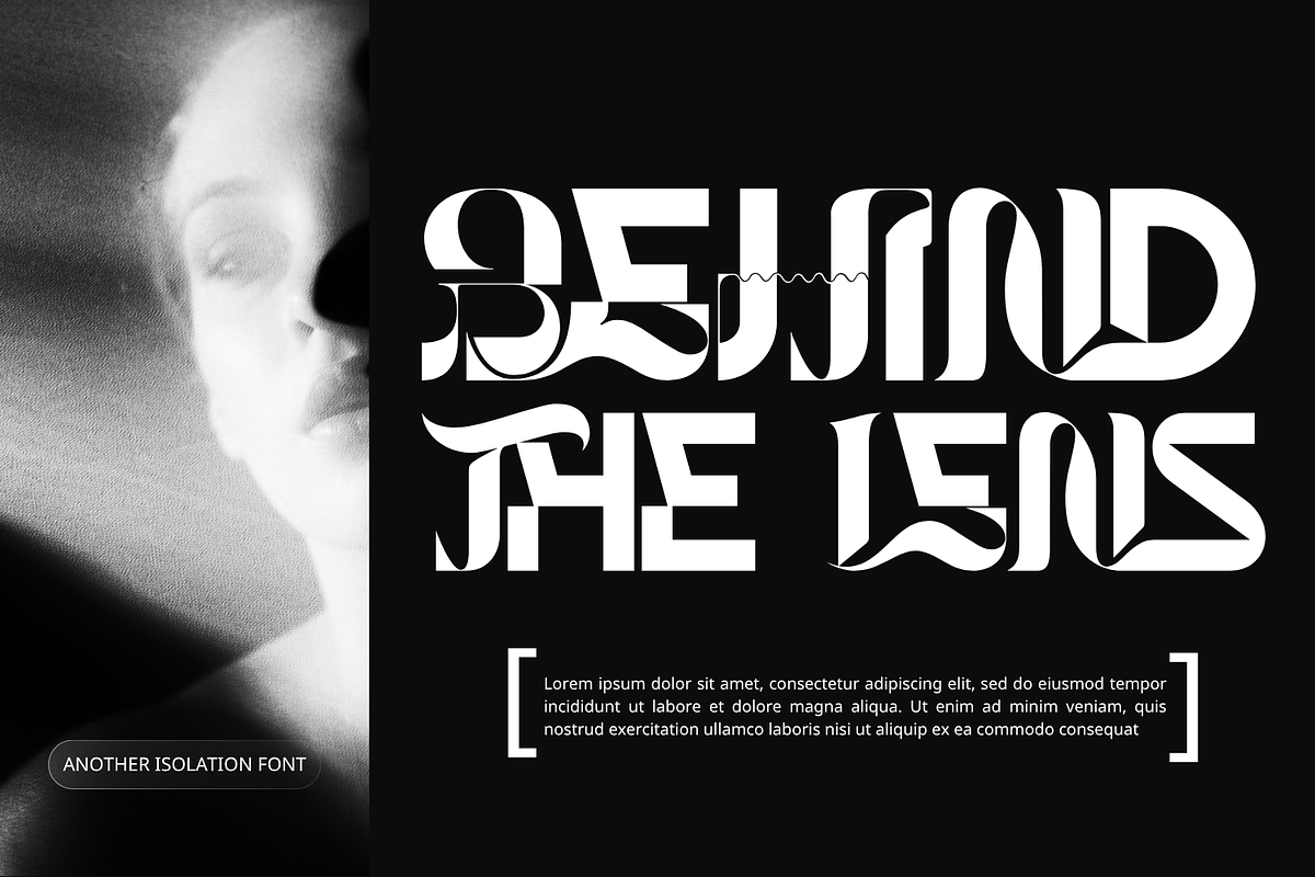 Another Isolation - Futuristic Font, a Sans Serif Font by 177Studio (Photo 5 of 8)