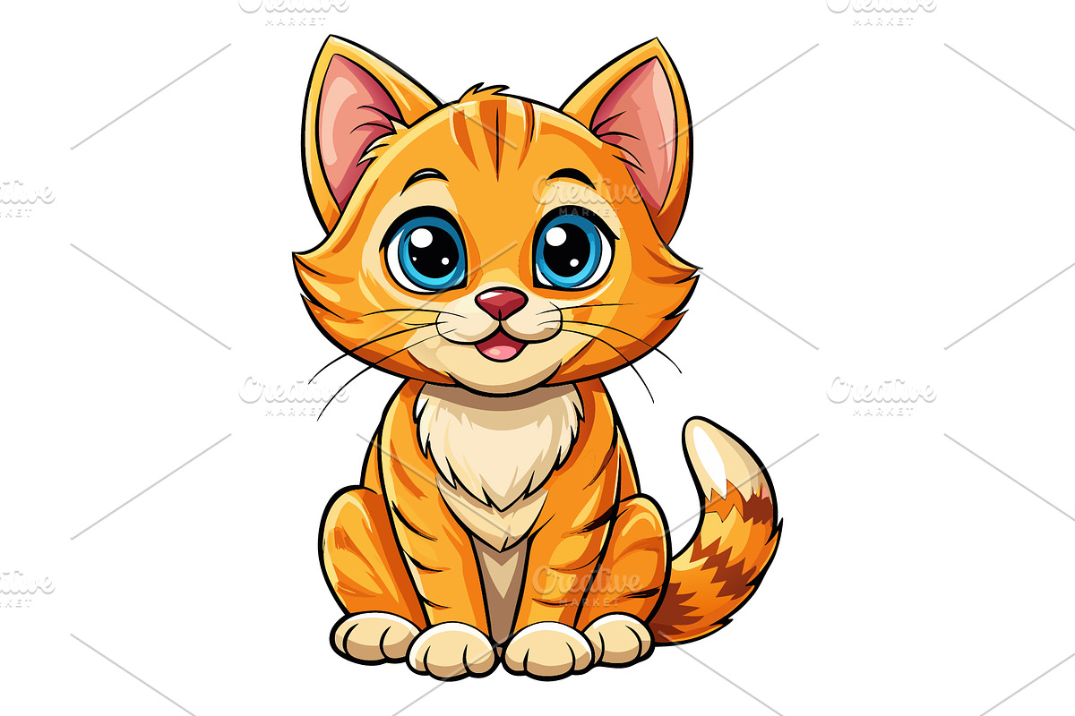 Baby cat, an Illustration by Mark1987