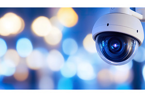 Surveillance Camera Closeup with, an Architecture Photo by Lermont51