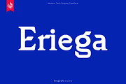Eriega | Modern Tech Display, a Serif Font by Aluyeah Studio (Thumbnail 1 of 16)