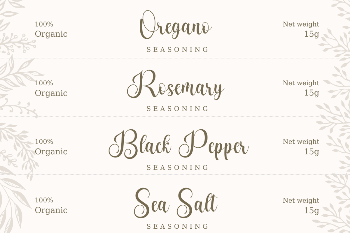 Holly Script Modern Calligraphy, a Script Font by Basnistudio (Photo 3 of 15)