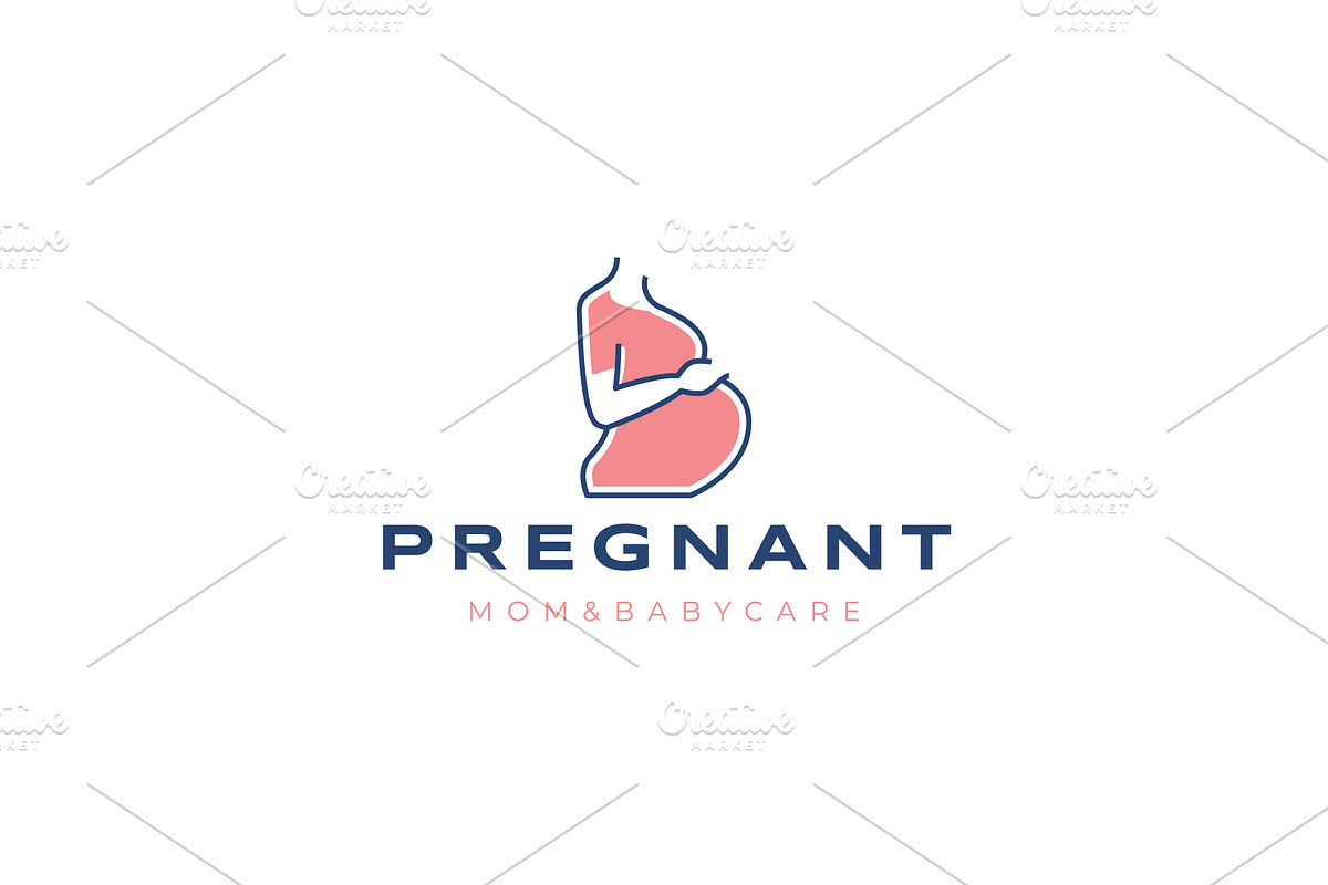 Pregnant icon template illustration, a Branding & Logo Template by Dyn Studio (Photo 1 of 2)