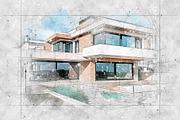 Arch Sketch Photo Effect Template, an Action Add-On by MRI STUDIO (Thumbnail 29 of 33)