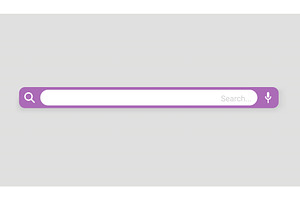 Browser search bar. Web page, an Object Illustration by the8monkey