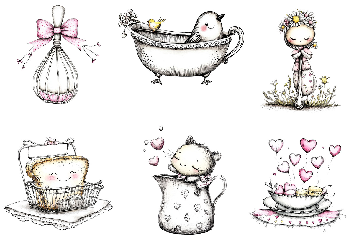 Funny Silver Mother's Day Clipart, an Illustration by Designking (Photo 2 of 5)