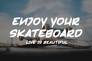 Derrick Skone is a Brush Font, a Font by Dumadistyle (Thumbnail 7 of 8)