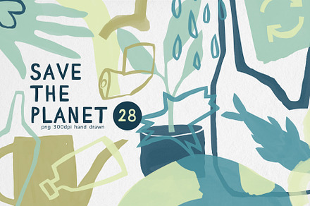 Abstract Modern Ecology Graphics