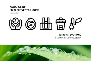 50 Ecology Icons