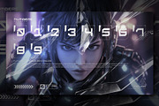 NEURA - Futuristic & Galaxy Font, a Font by Brainwave (Thumbnail 5 of 9)