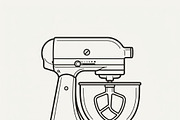 Bundles Minimal Kitchen Icons, an Outline Icon by adenpinkstore (Thumbnail 19 of 22)