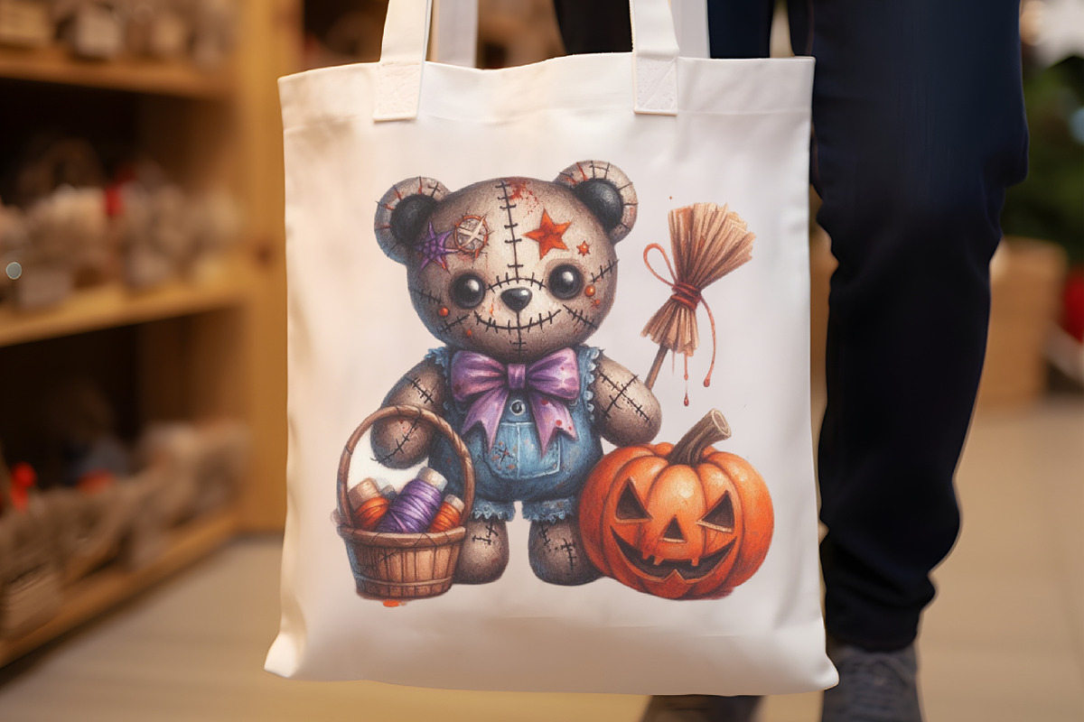 Halloween Teddy Bear Clipart Bundle, a Seasonal Illustration by Rose Art (Photo 4 of 4)