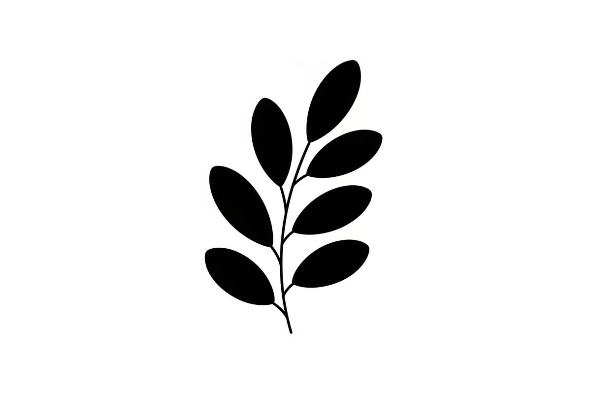 Botanical Leaf Silhouette Bundle, an Illustration by Creativeshirt (Photo 25 of 51)
