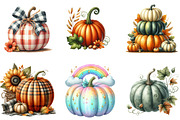 Pumpkin Clipart Fall Clipart Hallowe, an Illustration by DreamArtGraphic (Thumbnail 3 of 4)