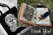 Evil skulls. Part 2, an Illustration by Samiramay (Thumbnail 6 of 6)