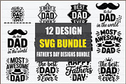 Father’s Day T-Shirt SVG Bundle, an Object Graphic by Creativeshirt (Thumbnail 1 of 13)