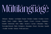 Stellar Oracle — Celestial Display, a Serif Font by Helotype (Thumbnail 8 of 10)
