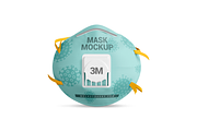 Face Mask Mockup, a Mask Mockup by Mockupdaddy (Thumbnail 7 of 14)