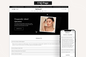 Refined - Cosmetic Shopify Theme