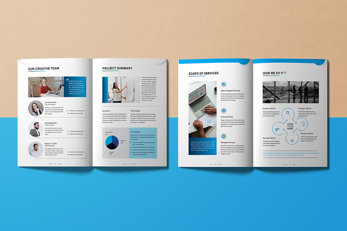 Project Proposal | Business Plan, a Brochure Template by Template Shop (Photo 3 of 5)