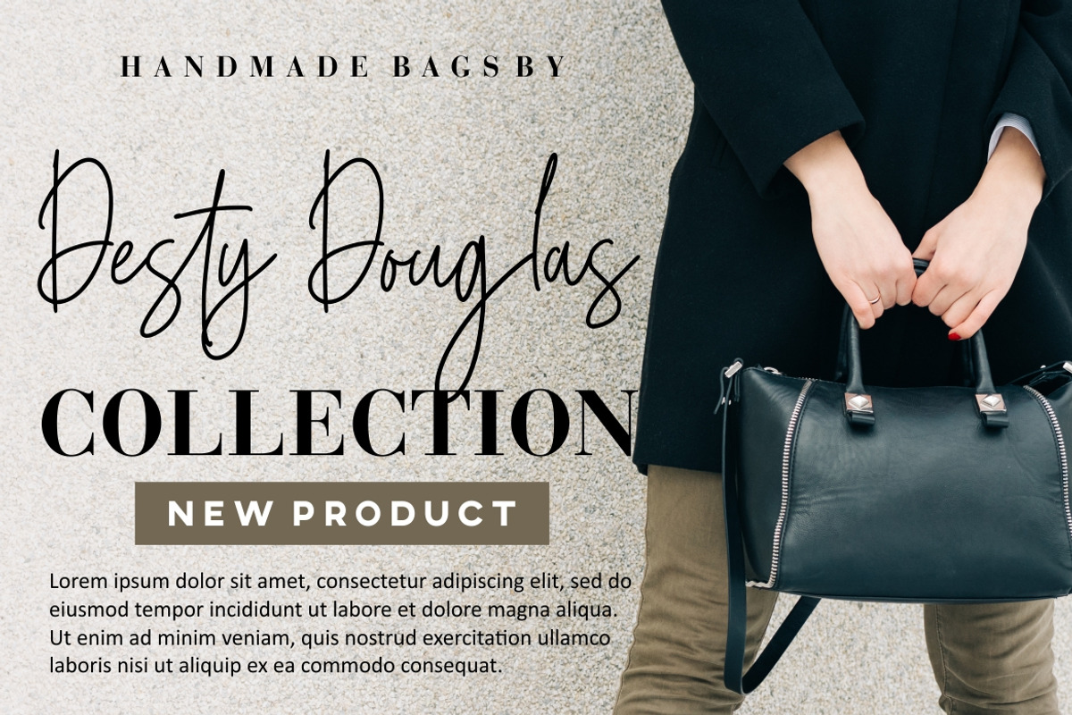 Baquette Monoline Business Font preview 6