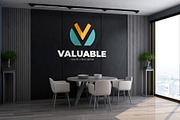 PSD Office Meeting Room Wall Mockup, a Product Mockup by Ayy (Thumbnail 2 of 13)