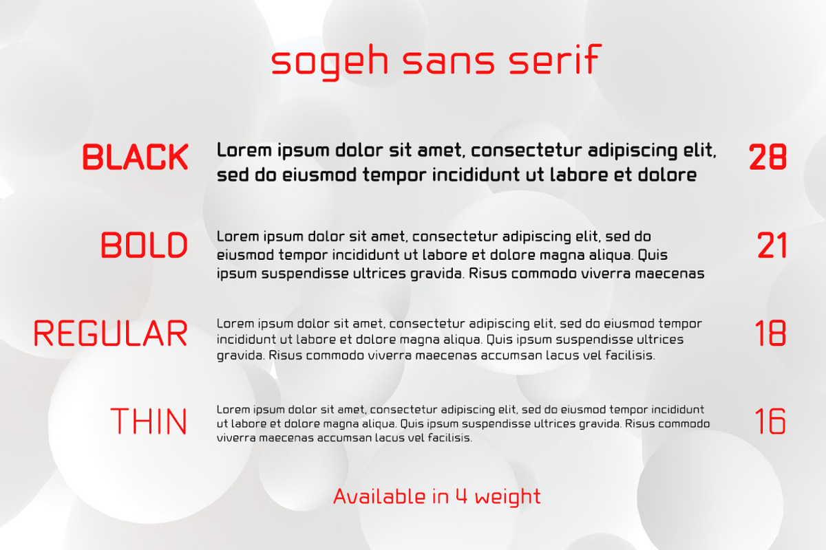 Sogeh, a Sans Serif Font by twinstd (Photo 2 of 11)