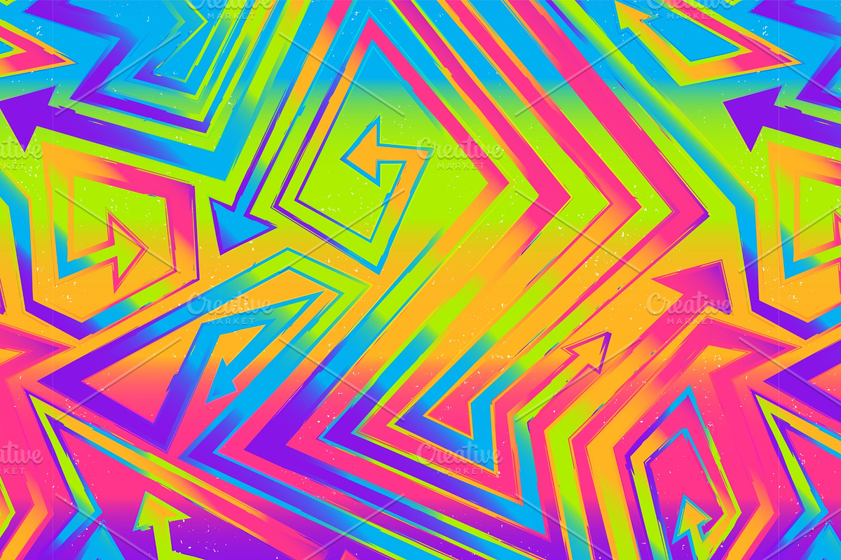Hologram vector pattern pack, a Pattern Graphic by Gudiny (Photo 9 of 13)