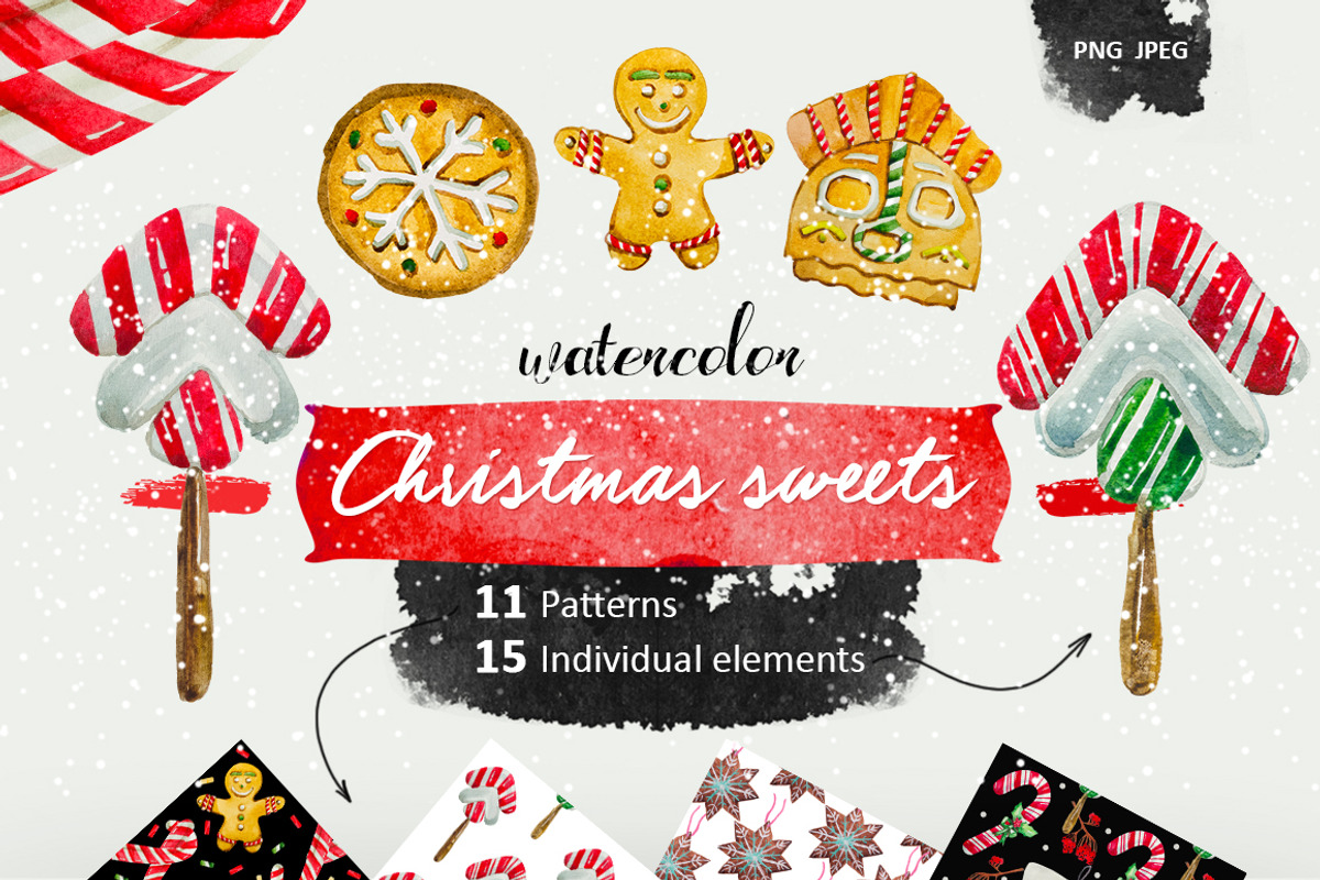 Christmas sweets, an Illustration by Design X0 (Photo 1 of 8)