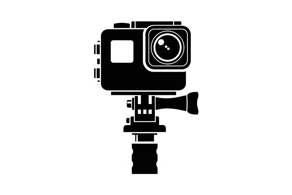 60 Action Camera Silhouette Icon, an Illustration by Artivon (Photo 30 of 61)