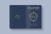 Passport Wedding Invitation Template, an Invitation Template by BrandPacks (Thumbnail 2 of 4)