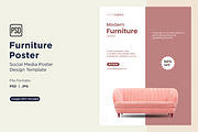 Modern Furniture Poster Design 72, a Social Media Template by shahsoft (Thumbnail 1 of 2)
