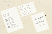 The Elanor Wedding Suite, a Stationery Template by Honey Lust Co. Shop (Thumbnail 2 of 5)