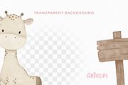 Jungle Safari Animals Clipart PNG, an Animal Illustration by Articlips (Thumbnail 2 of 5)