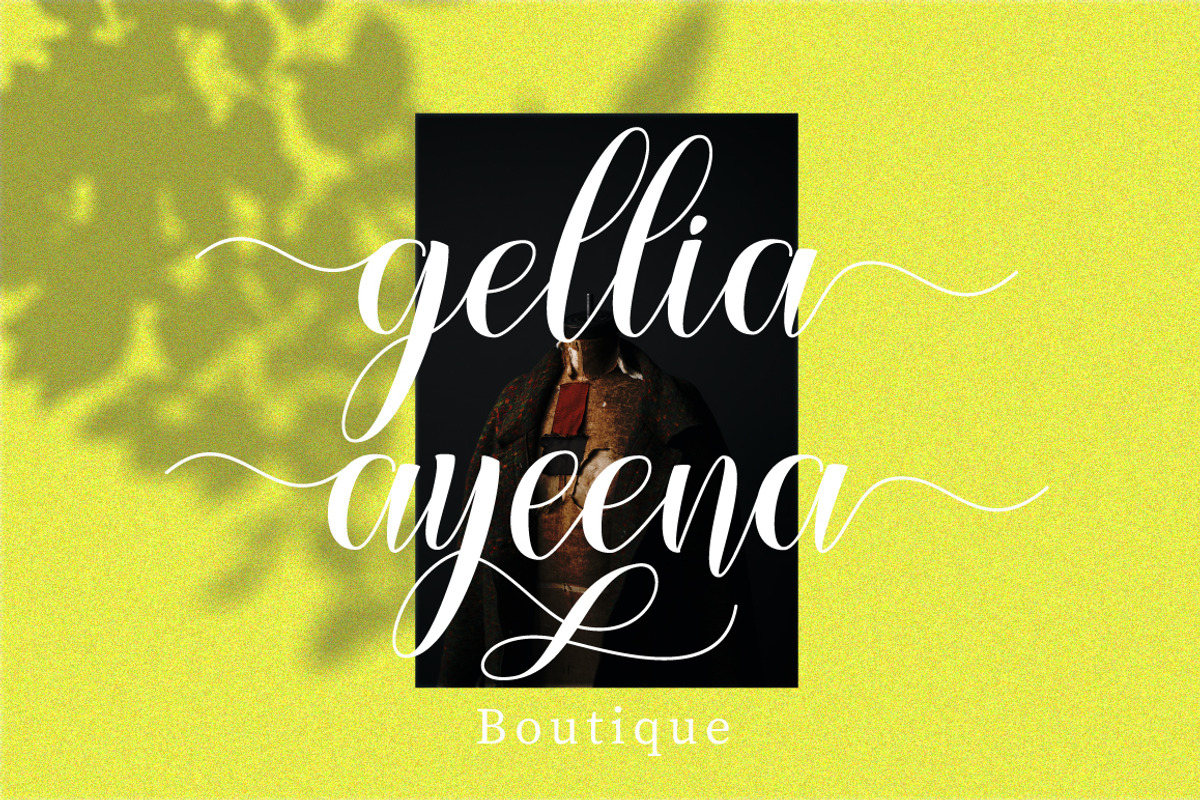 Monika Calligraphy Font, a Script Font by Cut Story (Photo 3 of 11)